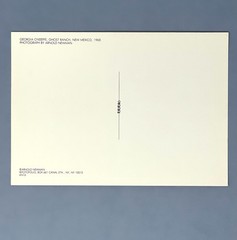 Georgia O’Keefe 1968 Art Print Card Photo By Arnold Newman Fotofolio 4.25”x6”