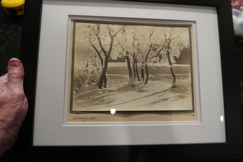 Albert Steiner St. Moritz Vintage Silver Print Photograph Pencil Signed/Titled