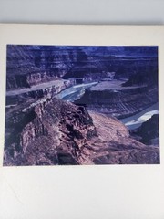 Grand Canyon Art Photography Matted National Parks Vtg