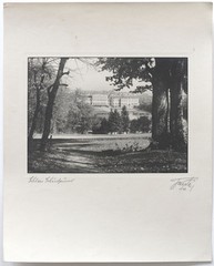 LG.VINT.1946 Vienna, Schoenbrunn Castle, art photo signed