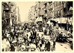 Mulberry Street, New York City, 1906 Fotofolio Art Photo Print Card 4.25”x6”