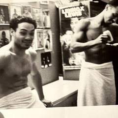 Photograph Silver Gelatin Print Janine Gordon Signed 20×24″ B/W Boxing Gleasons
