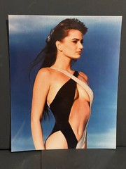 Large Photo Mannequin Curiosa Swimsuit 1990 Young Woman