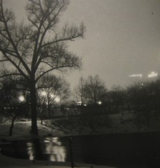 Original PAUL LEWIS ANDERSON ‘Central Park’ Winter NEW YORK CITY Gelatin PHOTO