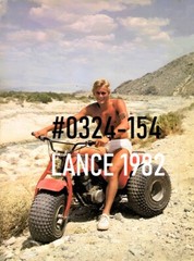 VINTAGE MALE PORTRAIT #0324-154 -lance 1982 -free shipping in usa