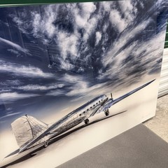 Peter Lik «Dreams Edge» 150cm 5’x3′ Aviation Plane Recess Mount Picture with COA