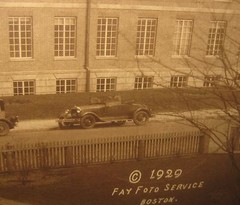 Vintage 1929 HARVARD UNIVERSITY ‘Edward Mallinckrodt Chemical Lab’ w CARS PHOTO