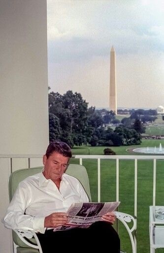 Ronald Reagan 8×10 Photo President Reagan Portrait Vintage White House 40th USA