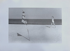 Litlle Girl Walking on a N.J. Beach 12 x 16 Photograph-1988?-Mark Bugzester