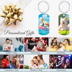 Double-sided Photo Keychains Custom Keychain, Personalized for Girlfriend Gift