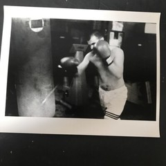 Art Photograph Silver Gelatin Print Janine Gordon Boxing Gleasons Whitney Museum