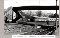 Hamburg 1970s – S-Bahn between Dammtor Sternschanze – Tram Photo 8x13cm