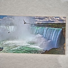 Niagara Falls Panoramic Landscape Photo Print Unframed Wall Art Decor Nature