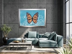 Painted Butterfly Mural Art Print 11×17 (3 of 5)