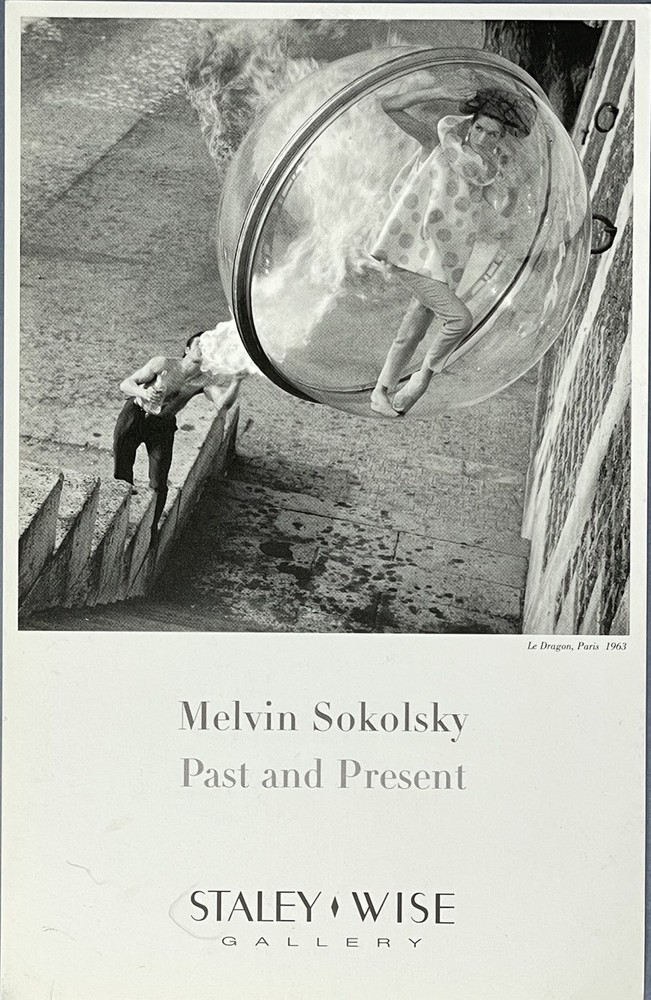 Melvin Sokolsky (1933-2022) Art Show Announcement Card Photographs 1960-1970