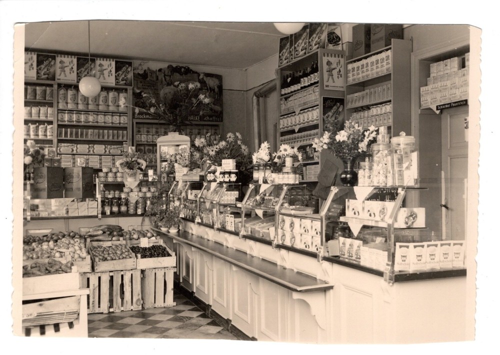 Photograph Gardelegen grocery store circa 1950s HTF