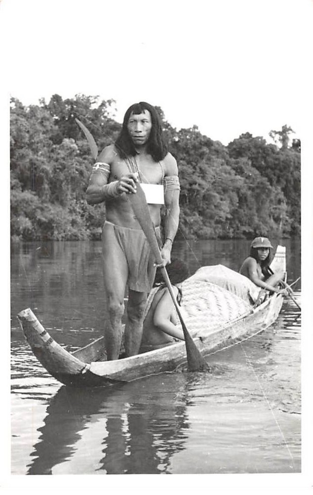 Photography Moi10214 Brazil Guyana Indians Women 14 X 9 Cm.