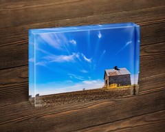 Old barn photography print Iowa landscape wall art photo midwest farm picture