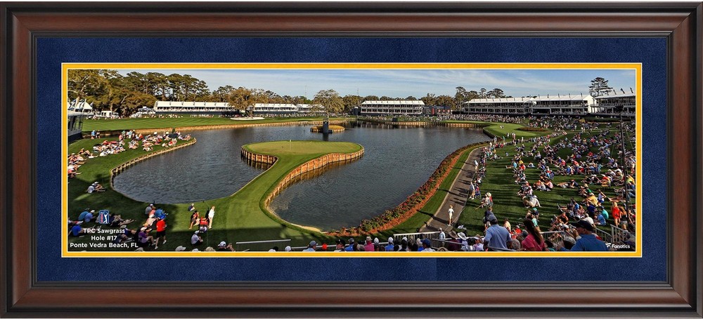 TPC Sawgrass Framed 10″ x 30″ Hole #17 PGA Tour Photo
