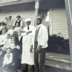 Vintage Early 1900’s Restaurant Owners Customers And Employees Photograph