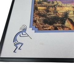 JAMES THOMSON SIGNED PRINT PHOTOGRAPH SUNRISE GRAND CANYON KOKOPELLI INDIAN