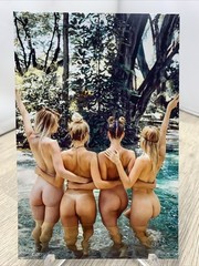 Contemporary Pinup Girl 4×6 Photo – Fine Art Color Print – Nature Female Form