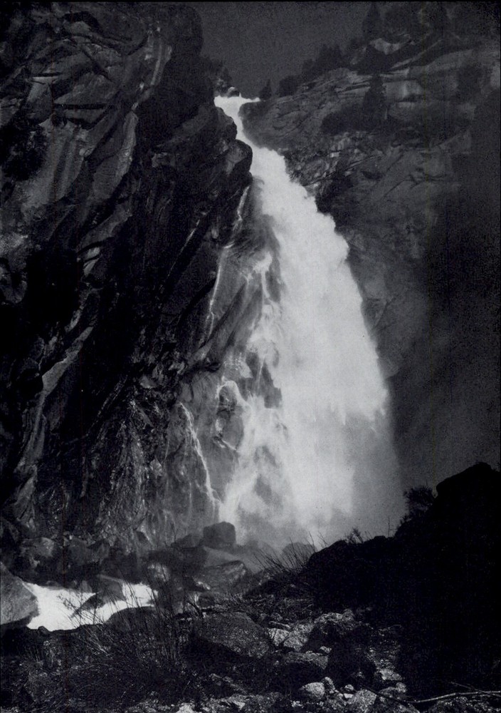 1959 Ansel Adams Cascade Falls Yosemite Valley National Park Art Photo 11