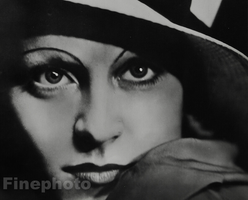 1933 Original Mysterious Female In Hat Portrait By ARAM ALBAN Photo Gravure Art