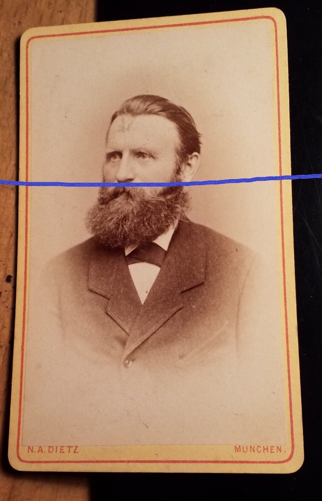 J. / F. ? Schmiol ? blacksmith? Schmid? jr. Circa 1870s CDV N. A. Dietz Munich