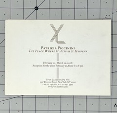 Patricia Piccinini (b. 1965) Art Show Announcement Card 2008