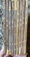 Antique Lot Of 9 Gowans Art Books: The Masterpieces Of Van Dyck 1906 + 8 Others