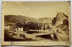 orig. CDV photo photograph lithograph around 1873 Blaubeuren