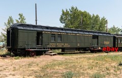 Photo Art Print of Colorado & Southern RPO Car No. 254 at Golden Colorado