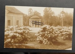 Photo View Postcard Františkovy Lázně Spring Sign Building Cheb Czech Republic House Postcard