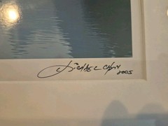 Lot Of 3 Signed Michael Chen Photographs See Description For Titles Framed EUC