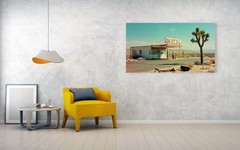 Special Price!!Photograph California Motel Abandoned Places 01 Acrylic Glass 180×100 cm