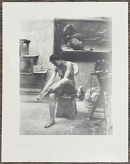 Heinrich Zille, Thorn Extractor Pose, Photograph from Estate, 1999
