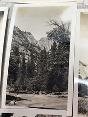 VTG Yosemite photo lot original snapshots lot of 9 retro travels Nature v2828