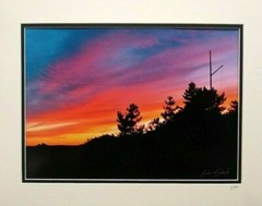 CONTEMPORARY AMERICAN PHOTOGRAPHER ERIC DUSH Sd LE ORIG PHOTO SUNSET LANDSCAPE