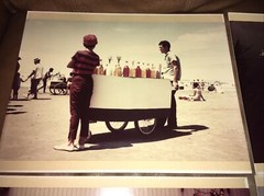 Vintage Photo Art Photography on Hardboard 14” x 11” four piece lot.