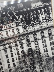 Vintage «Plaza» Hotel New York City Winter Photograph. Signed