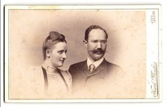 Photograph Karl Weckes, Ulm, Promenade 11, portrait of a couple