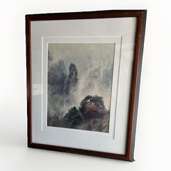 Keith Guo Ji Liang Framed Photograph, ‘Mt. Tian Zi in Mist’ MCM , pencil Signed