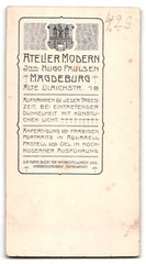 Photography studio modern, Magdeburg, Ulrichstr. 18, man in suit with top lip