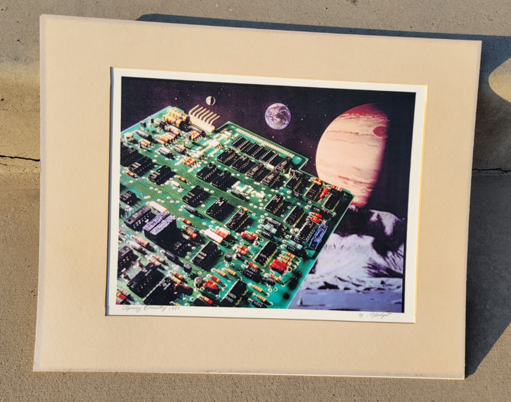 LEE MERRITT BLODGET ~ «SPACEY CIRCUITRY» ~ 1983 ~ SIGNED~ ANSEL ADAMS UNDERSTUDY