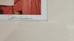 Vtg BOLINESE «RECESS» Signed Art Photograph ’94 14×17 framed size John Carlson