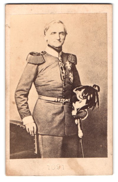 2 photographs King John of Saxony & Queen Amalie Auguste of Bavaria, Joha