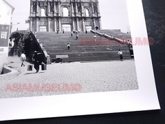40’s Macau Church Ruins St Paul’s Cathedral Coke Sign Old Vintage Photo 澳门旧照片