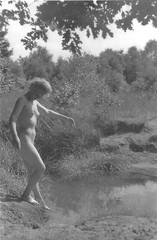 Large (4 x 6 inches) Reproduction Nude RP- German WWII Era Art Photo 4- 30s-40s
