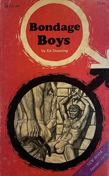 Bondage Boys Ed Downing 1st Ed Vintage Paperback Novel Rare Used